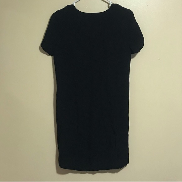 Madewell Little Black Dress With Side Buttons - Picture 5 of 6